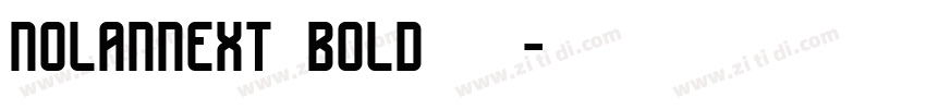 nolannext bold 粗体字体转换
